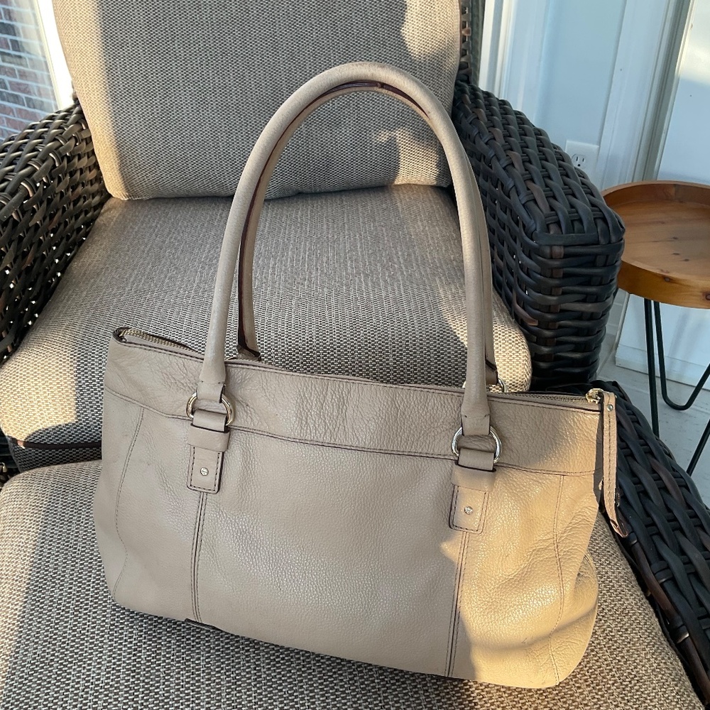 Kate Spade beige shoulder leather bag - Picture 4 of 11